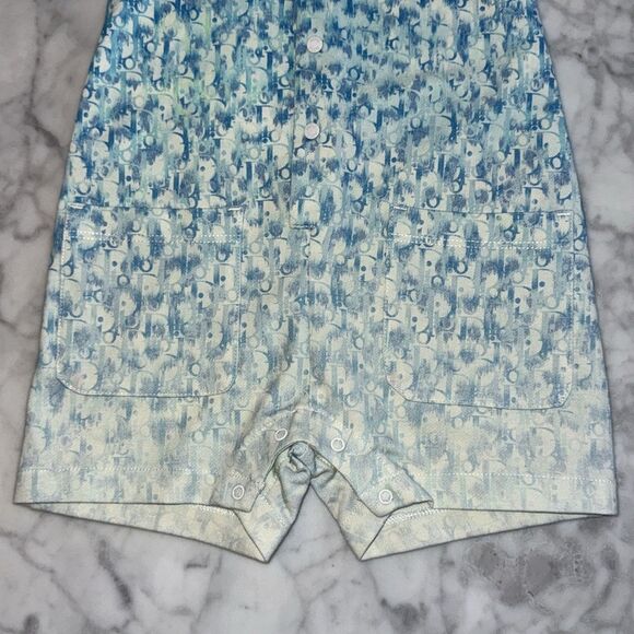 NWT Dior Blue & White Baby Romper 3M - Picture 3 of 6